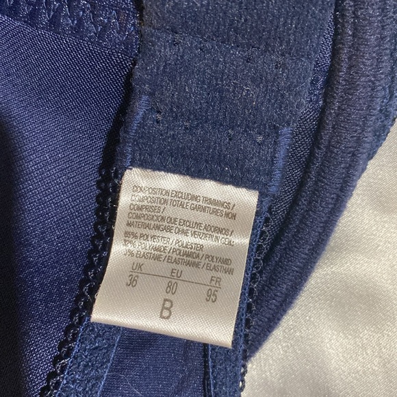 Navy Balconette bra - Picture 5 of 5